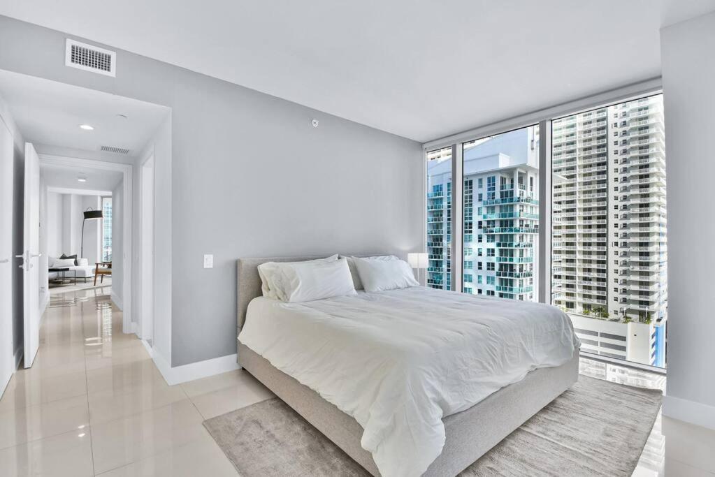 Lovely Upscale Condo Gorgeous View 2Bd 2Bath In Brickell Miami Ngoại thất bức ảnh