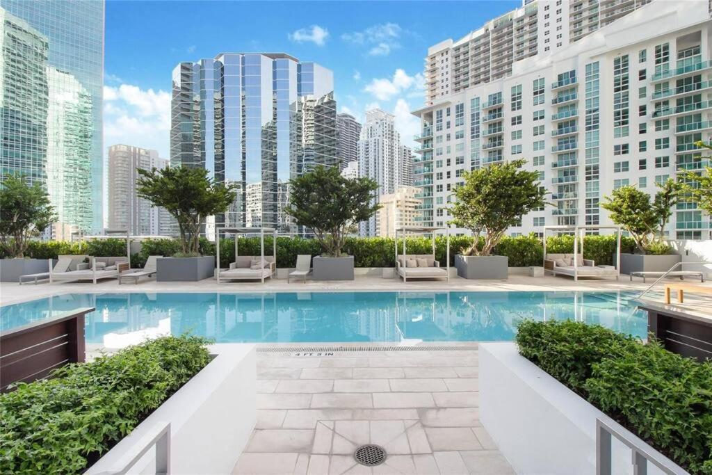 Lovely Upscale Condo Gorgeous View 2Bd 2Bath In Brickell Miami Ngoại thất bức ảnh